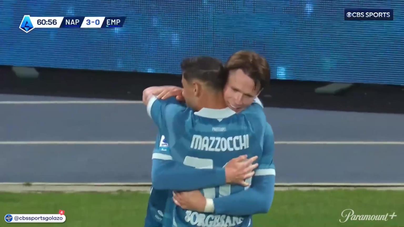 無敵雙響炮！麥克托米奈甩頭破門梅開二度！盧卡庫傳中送助攻！